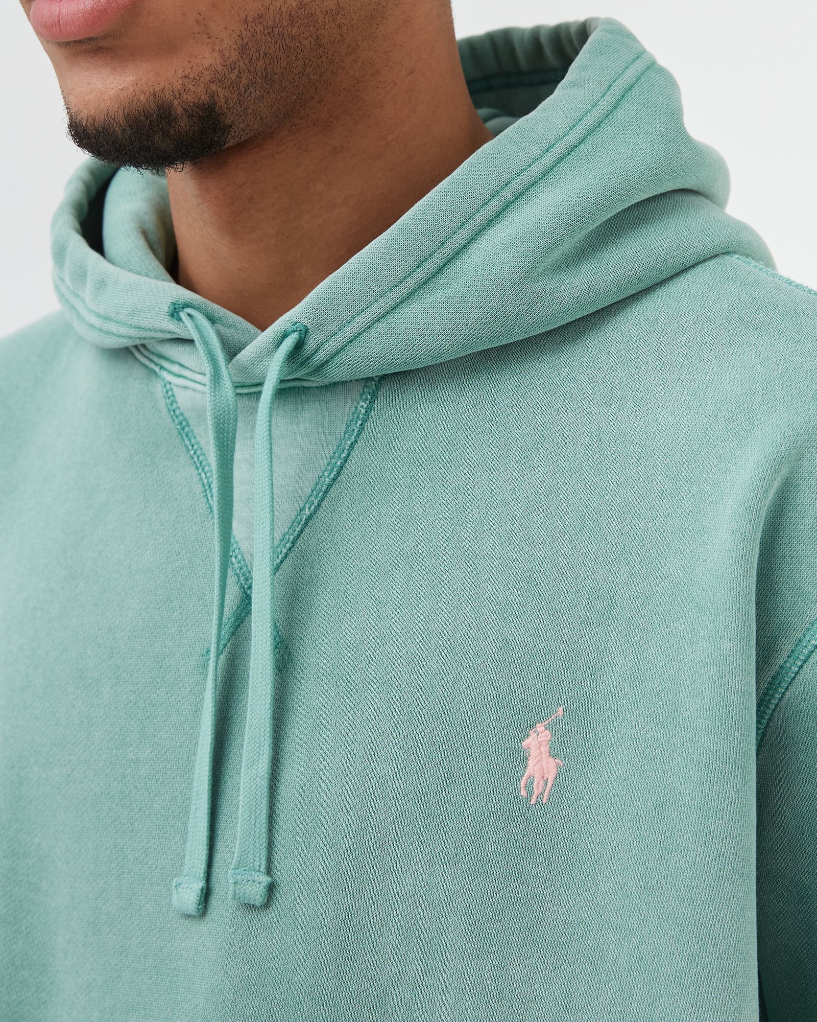 Garment-Dyed Fleece Hoodie