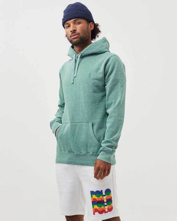 【POLO RALPH LAUREN】 Garment-dyed Fleece Hoodie ★ Polo Ralph Lauren Garment Dyed FLEECE Hoodie Blue | BSTN Store