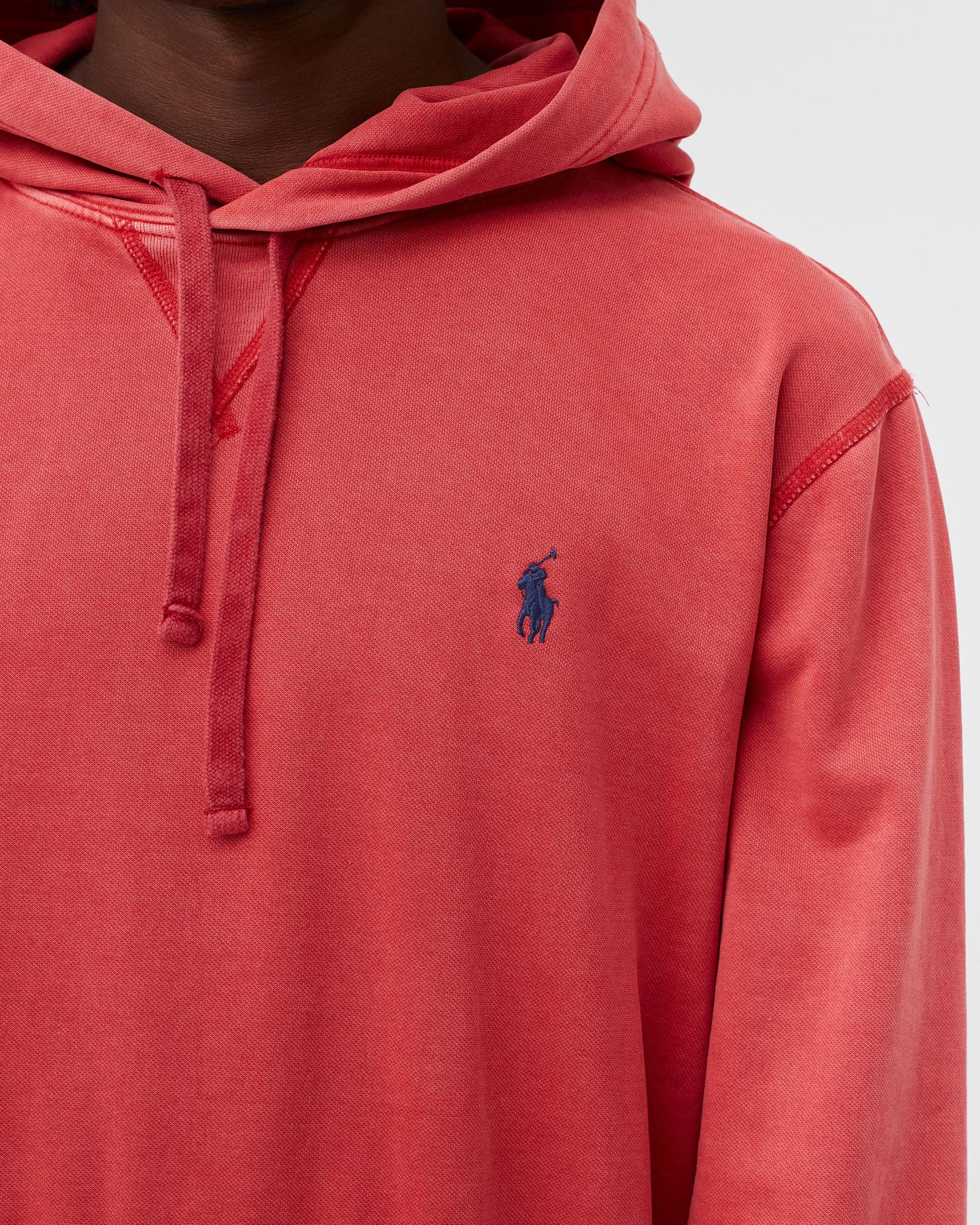Regular-fit cotton-blend hoodie