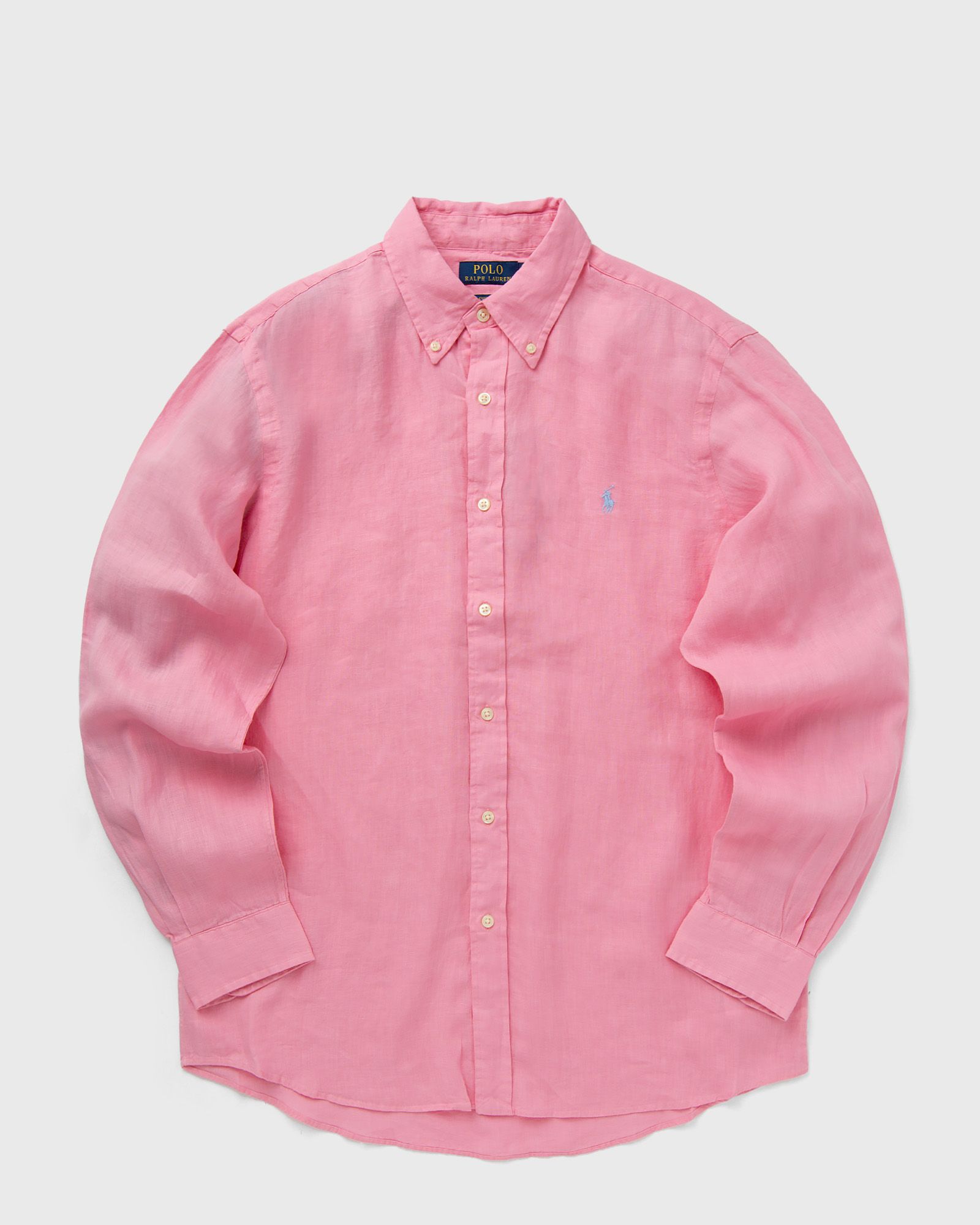Polo Ralph Lauren - long sleeve-sport shirt men longsleeves pink in größe:xl