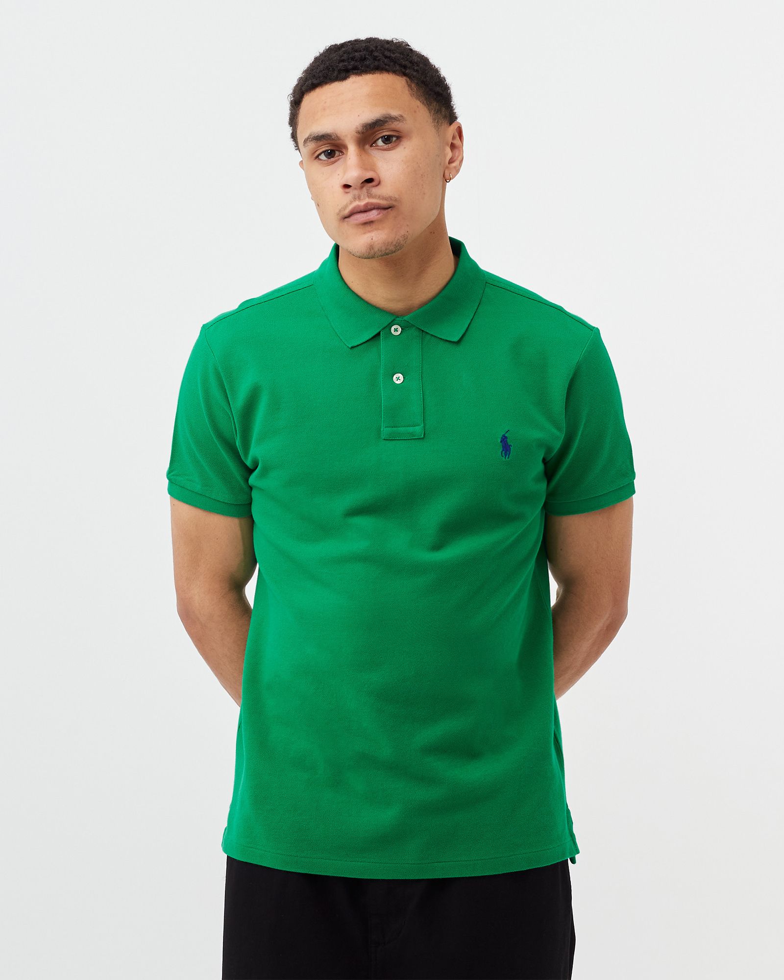 SHORT SLEEVE KNIT POLO SHIRT