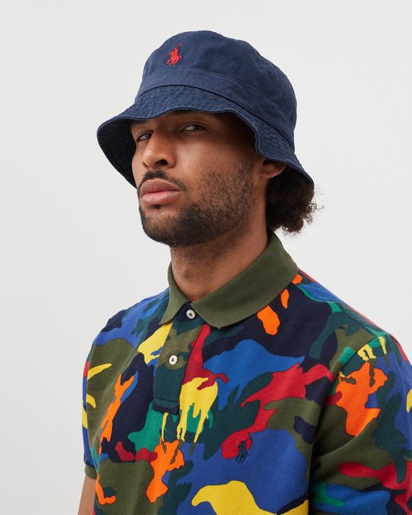 Polo Ralph Lauren Cotton Chino Bucket Hat Blue - NEWPORT NAVY