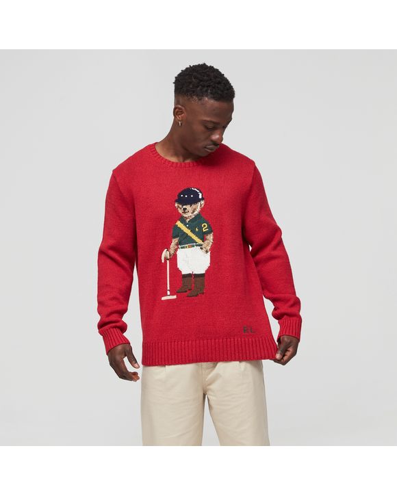 Polo Ralph Lauren HOOD LONG SLEEVE - Sweatshirt - park avenue red