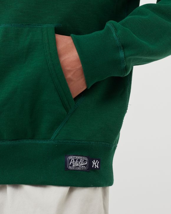 Oversized New York Yankees Hoodie - Dark Green - LOADED