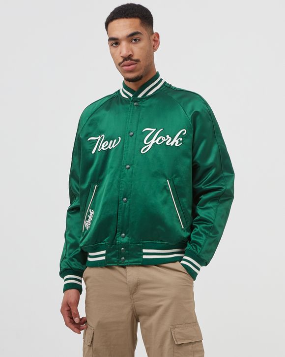 Polo Ralph Lauren Cotton-blend Varsity Jacket in Green for Men