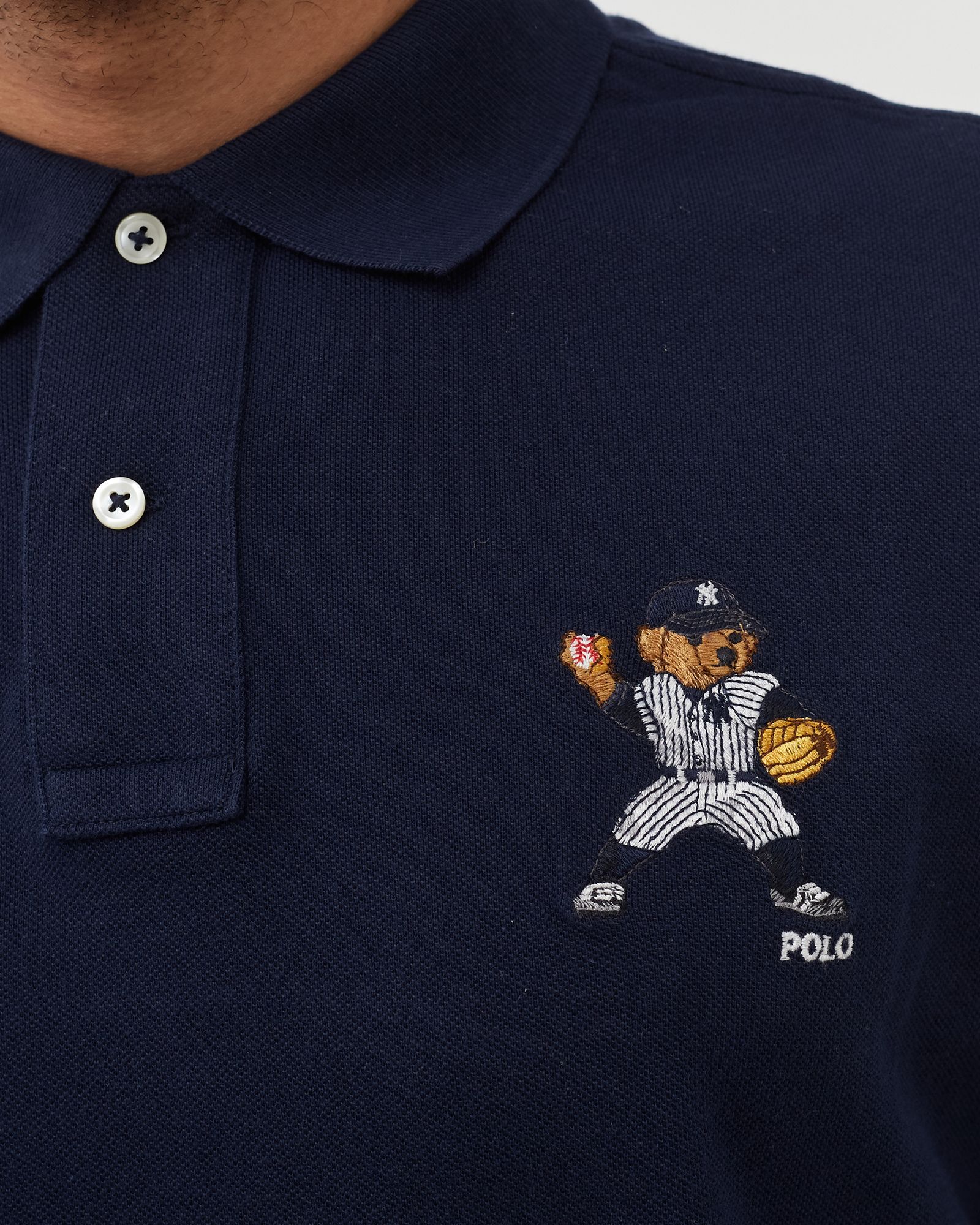 新品！YANKEES BEAR POLO SHIRT サイズM Polo Ralph Lauren Yankees Bear Polo Shirt (Mens) Aviator
