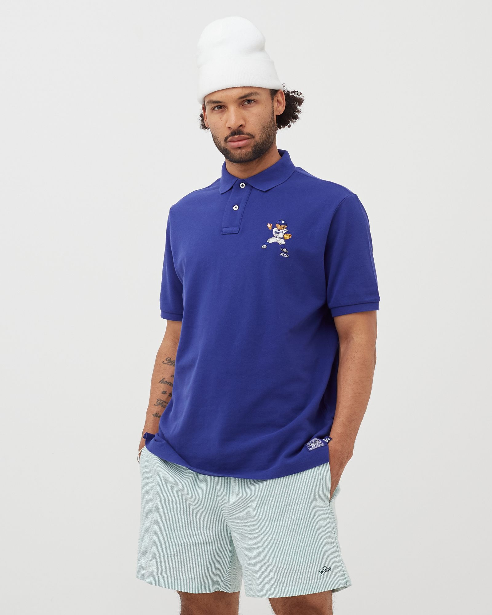 LA DODGERS BEAR POLO SHIRT