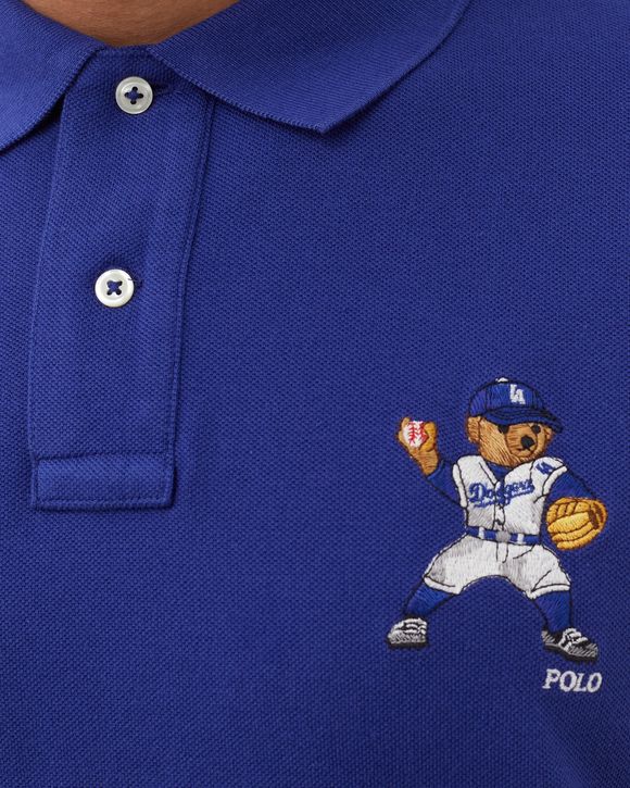 Polo Ralph Lauren LA DODGERS BEAR POLO SHIRT Blue