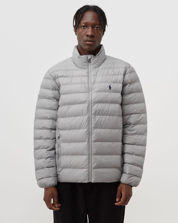 Polo ralph lauren grey best sale bomber jacket