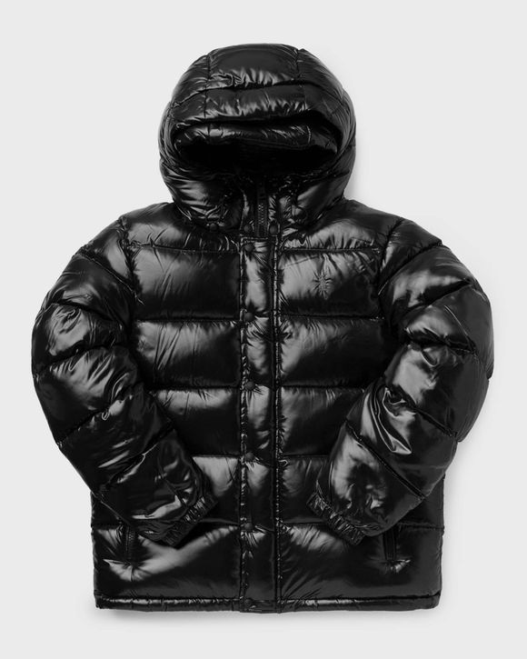 Water repellent down jacket in black