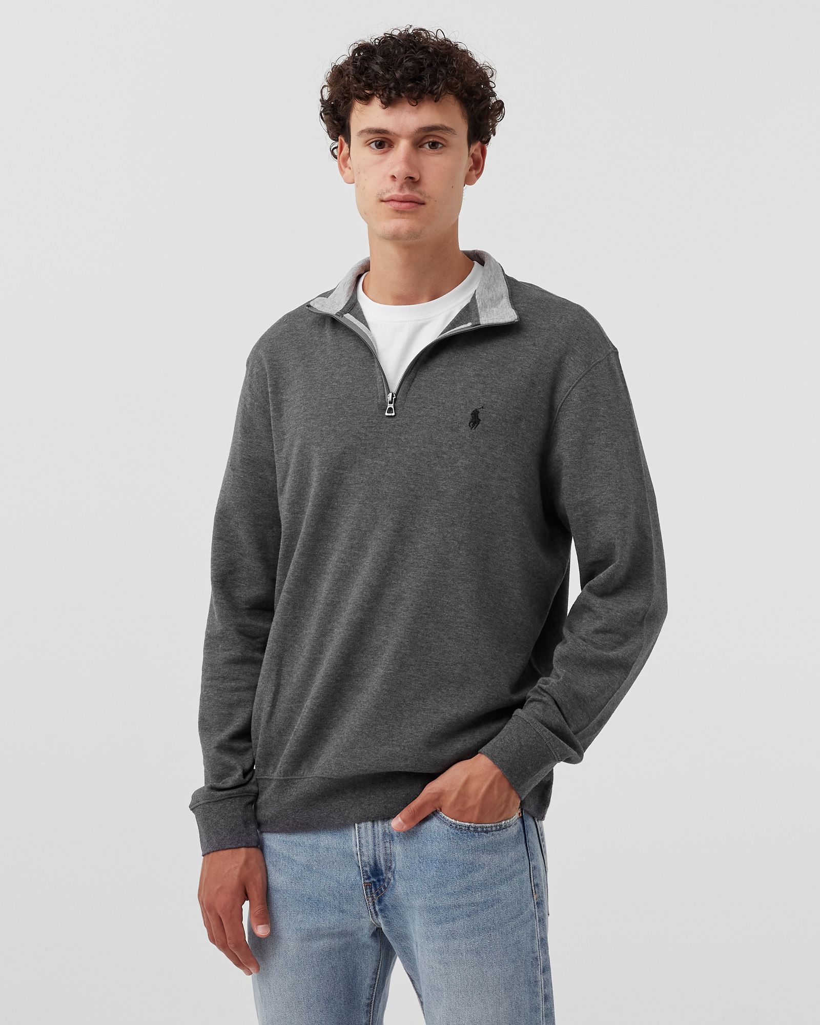 HALF-ZIP SWEATER