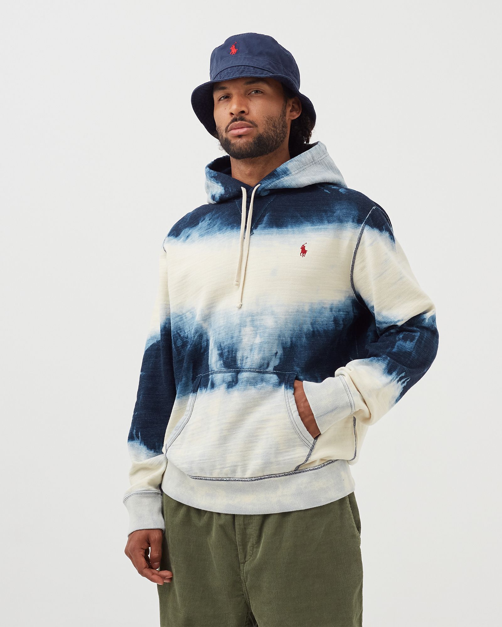 Dip-Dyed Spa Terry Hoodie