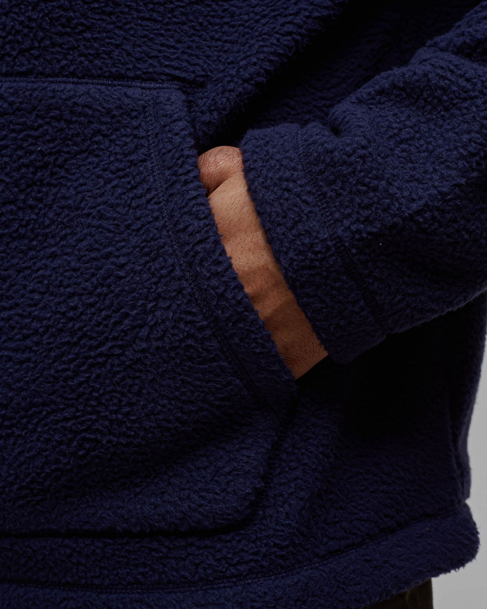 Fleece Mockneck Pullover