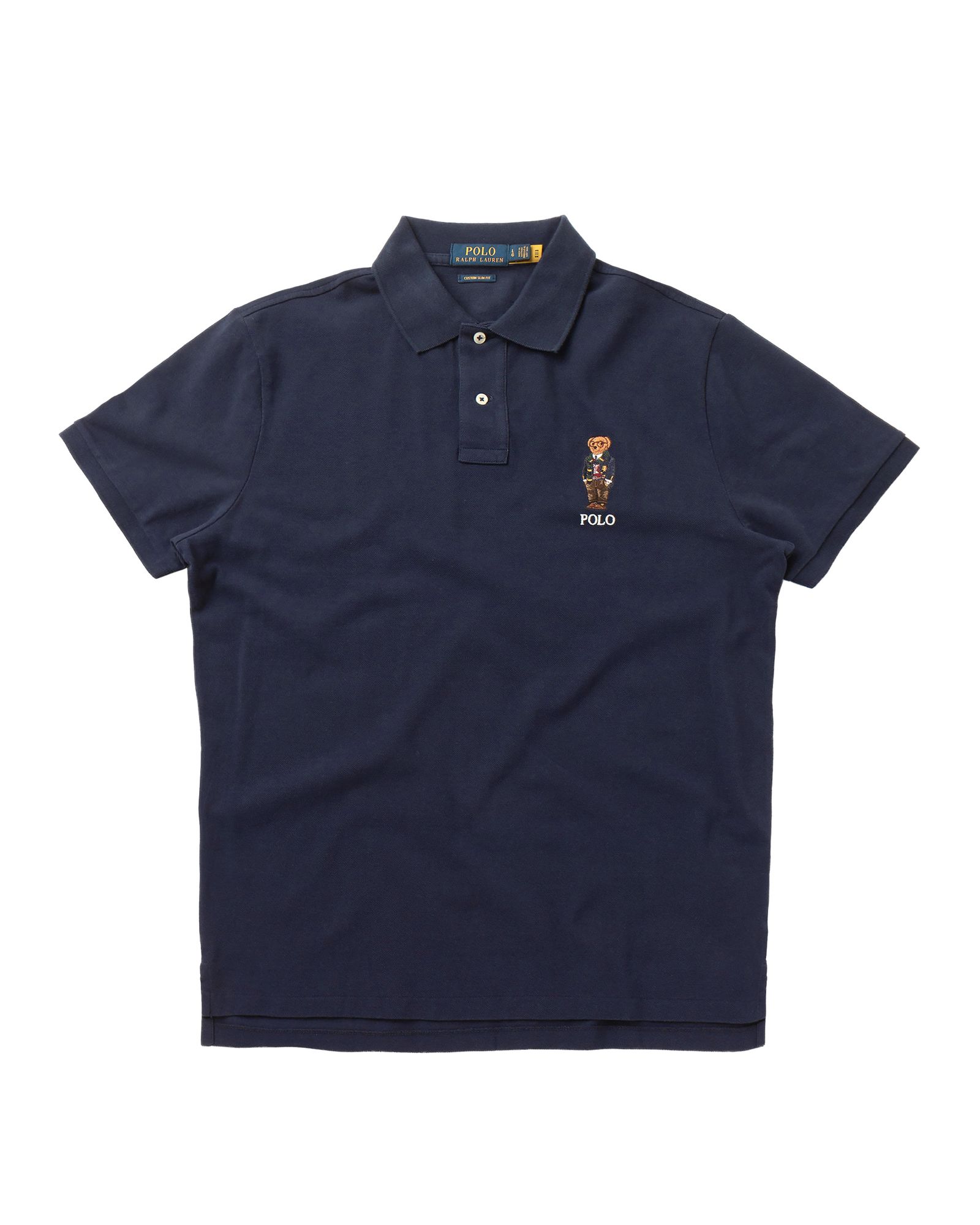 Custom Slim Fit Polo Bear Mesh Polo