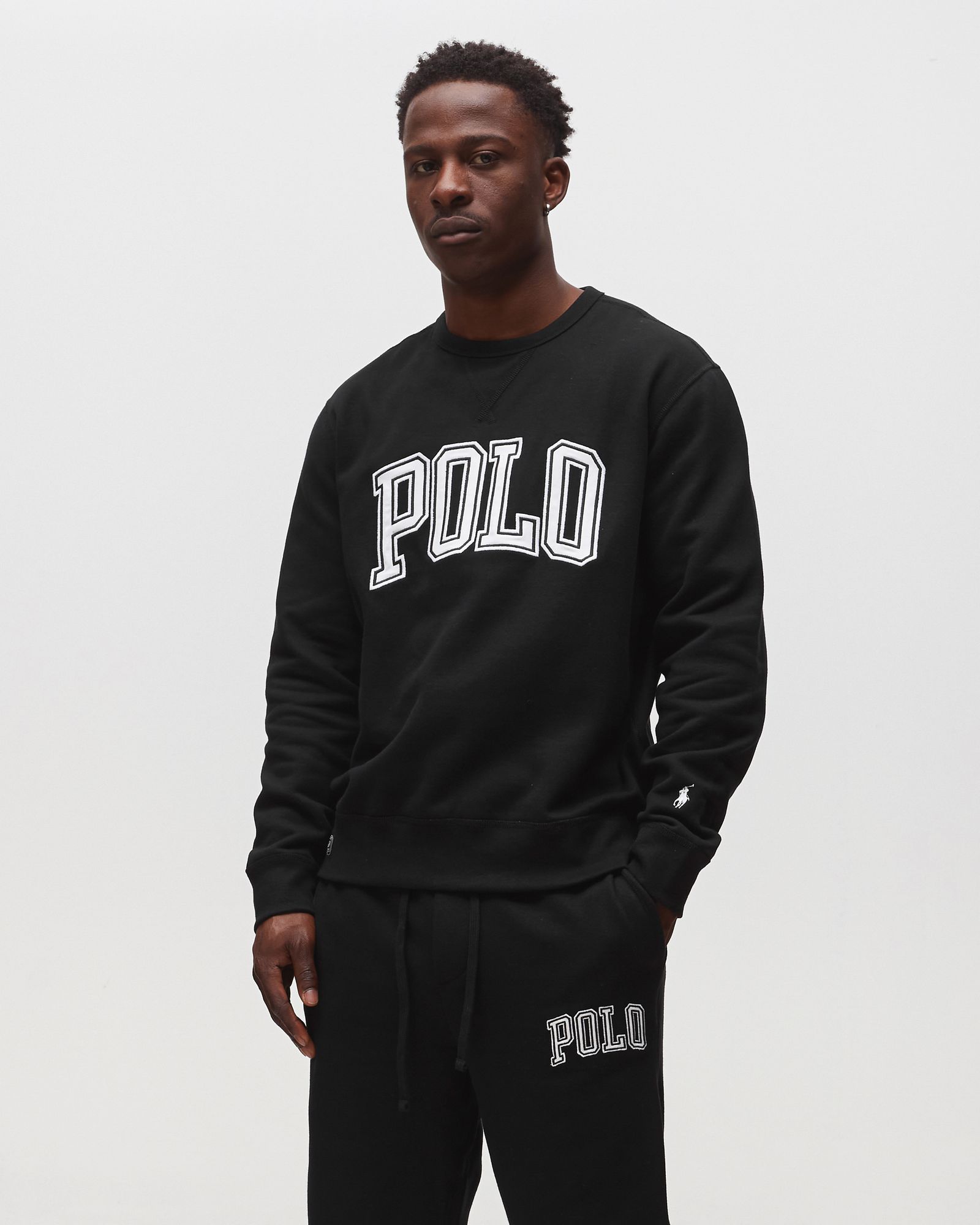 POLO SCRIPT-LOGO SWEATER