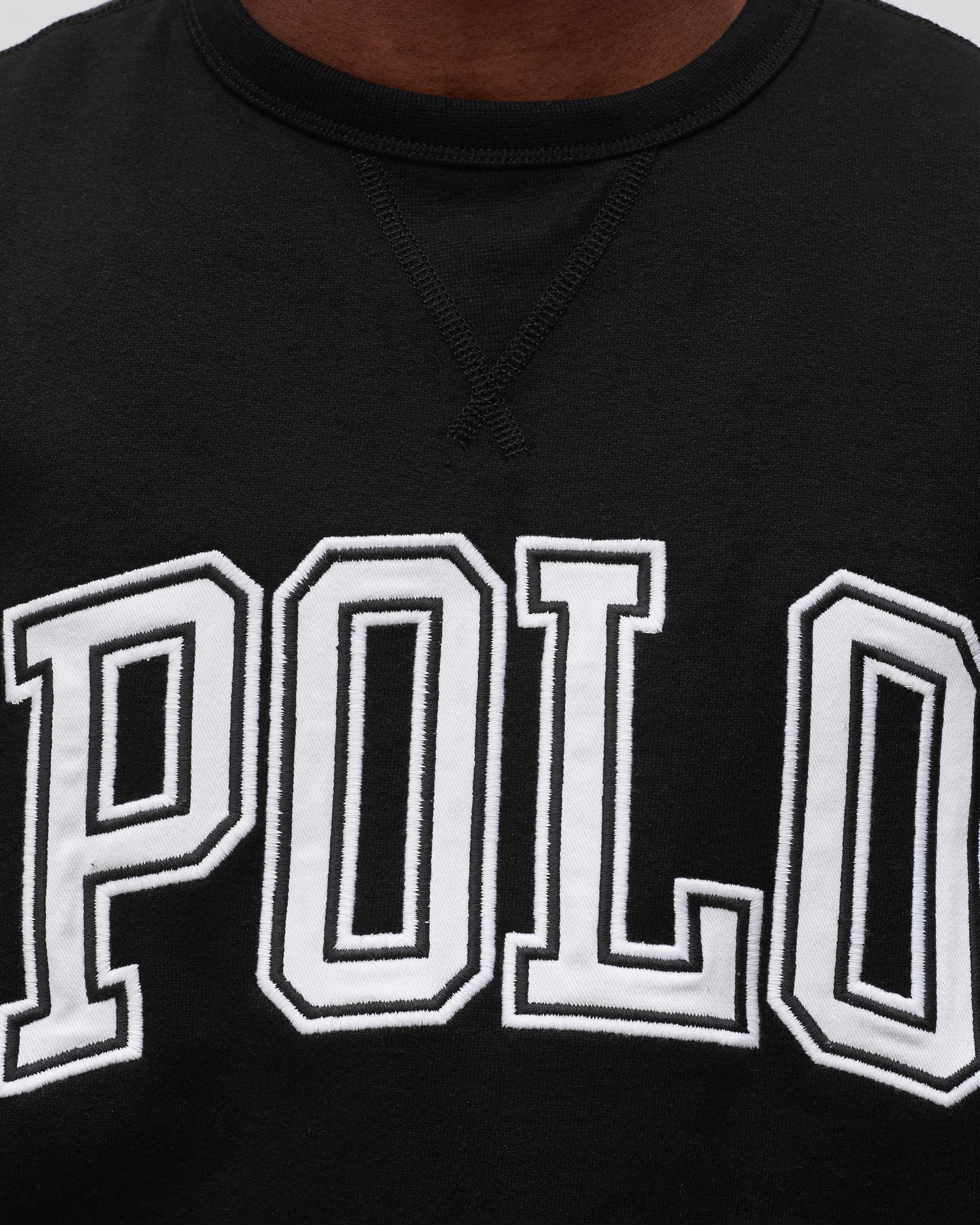 POLO SCRIPT-LOGO SWEATER