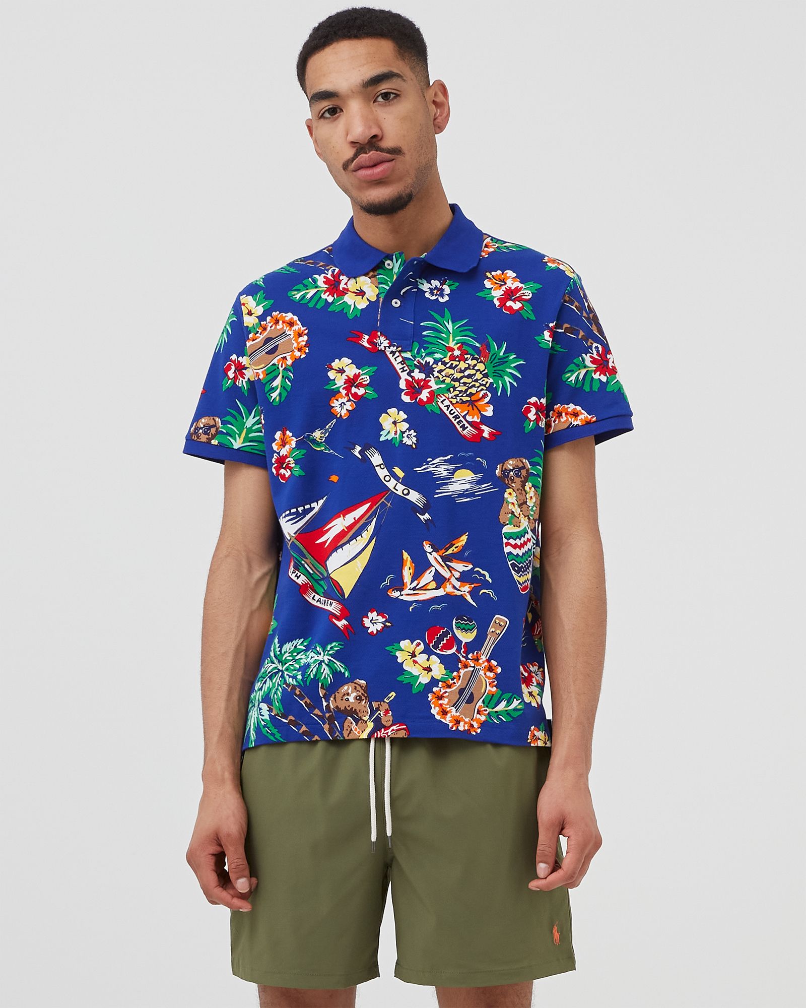 Custom Slim Fit Polo Bear Polo Shirt