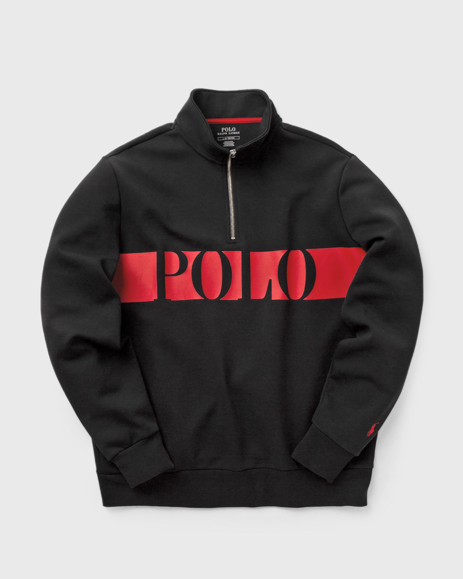 Logo Double-Knit Half Zip Sweatshirt