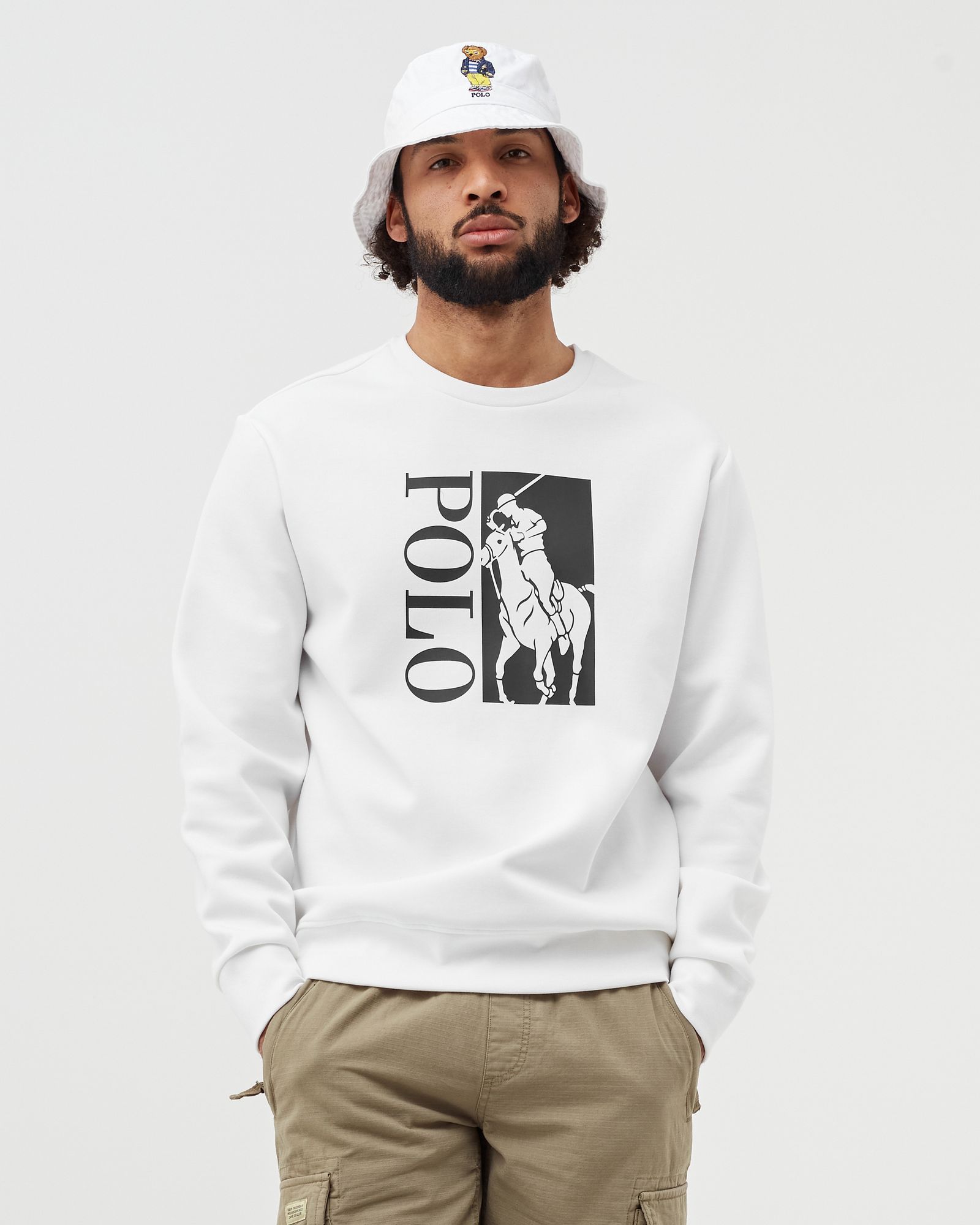 Big Pony Logo Double-Knit Sweatshirt