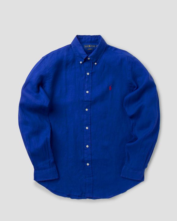 Tシャツ・カットソー Ralph Lauren LONG SLEEVE SPORT SHIRT (710 928 254 007 BLUE) Polo Ralph Lauren LONG SLEEVE SPORT SHIRT Blue | BSTN Store