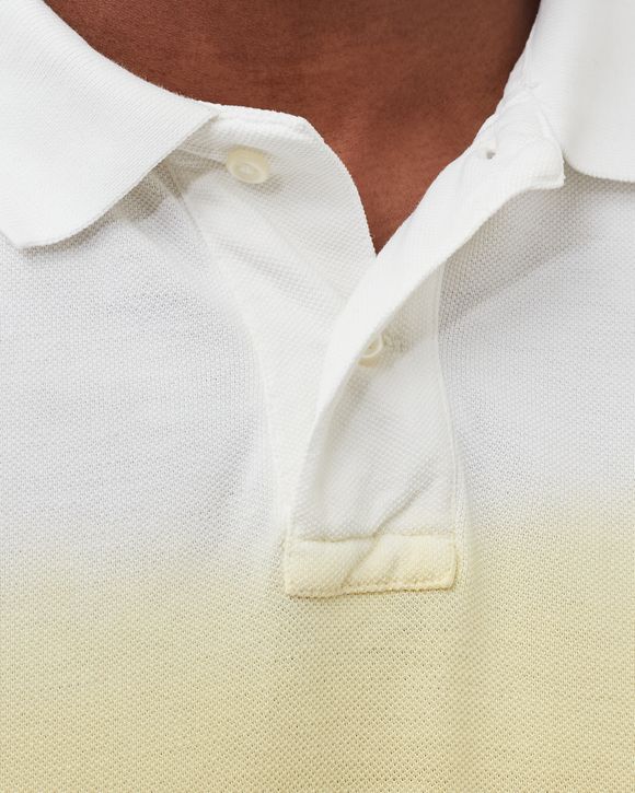 Custom Slim Fit Dip-Dyed Mesh Polo Shirt