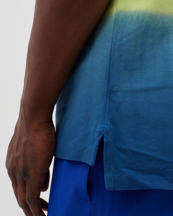 Custom Slim Fit Dip-Dyed Mesh Polo Shirt