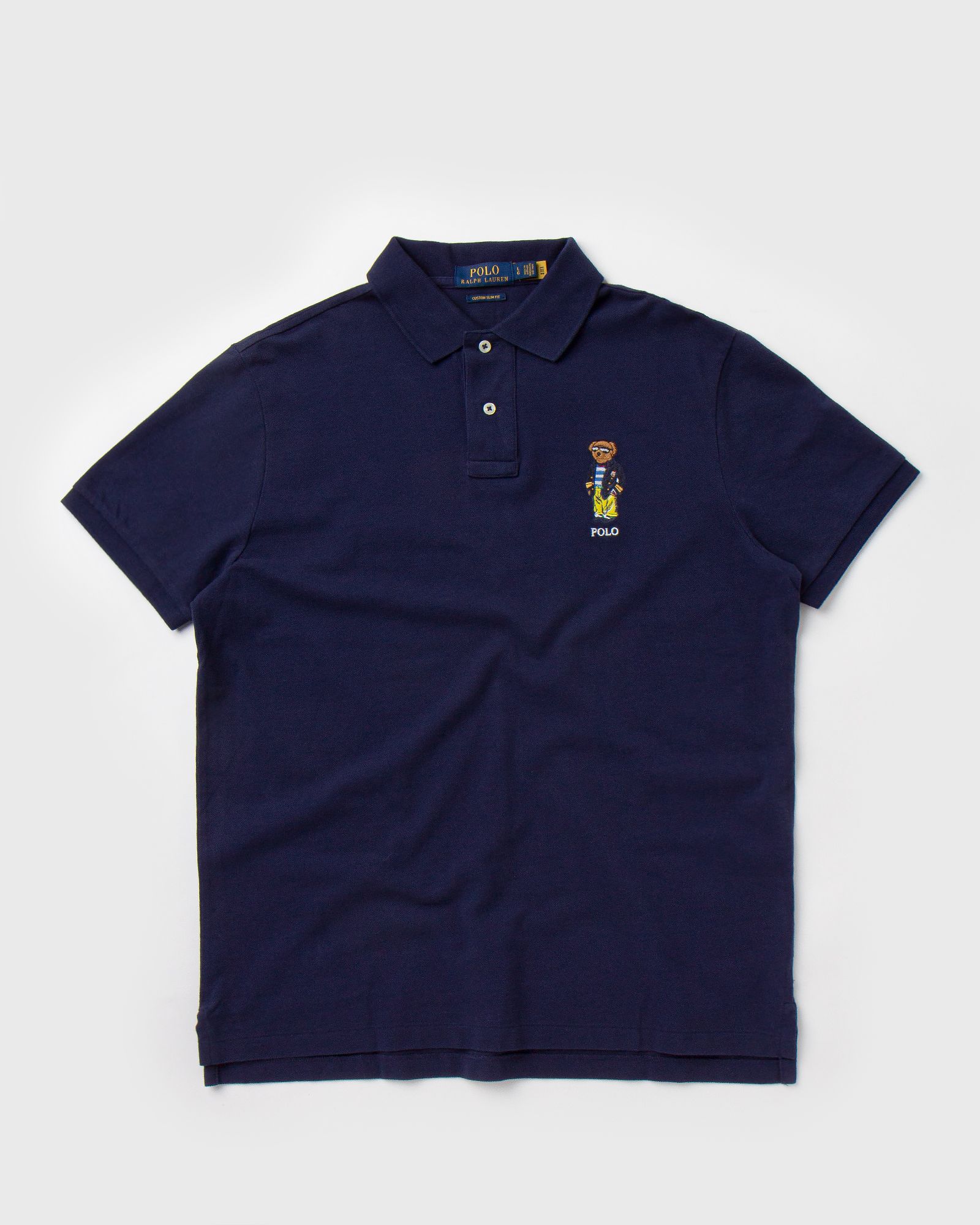 Custom Slim Fit Polo Bear Mesh Polo