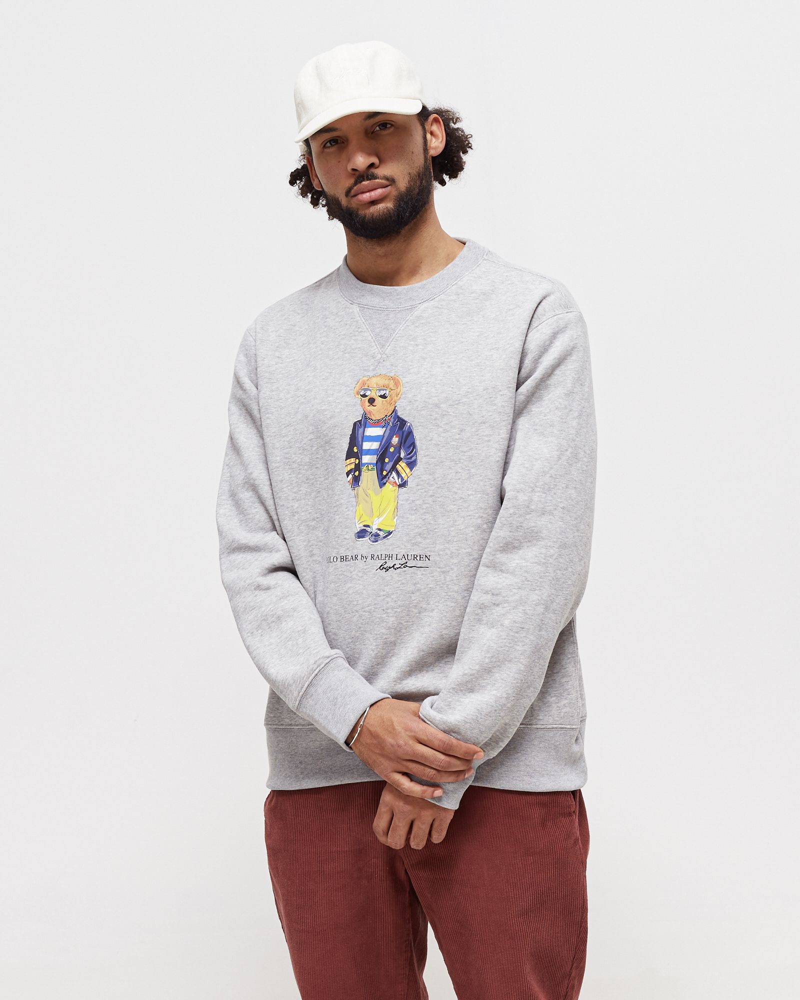 Polo Ralph Lauren POLO BEAR SWEATER Grey | BSTN Store