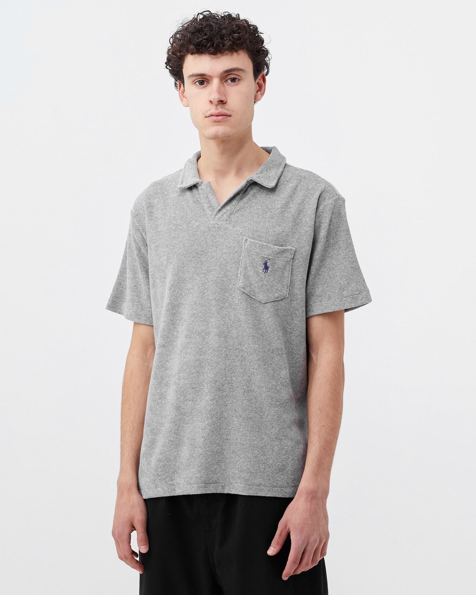 SHORT SLEEVE KNIT POLO SHIRT