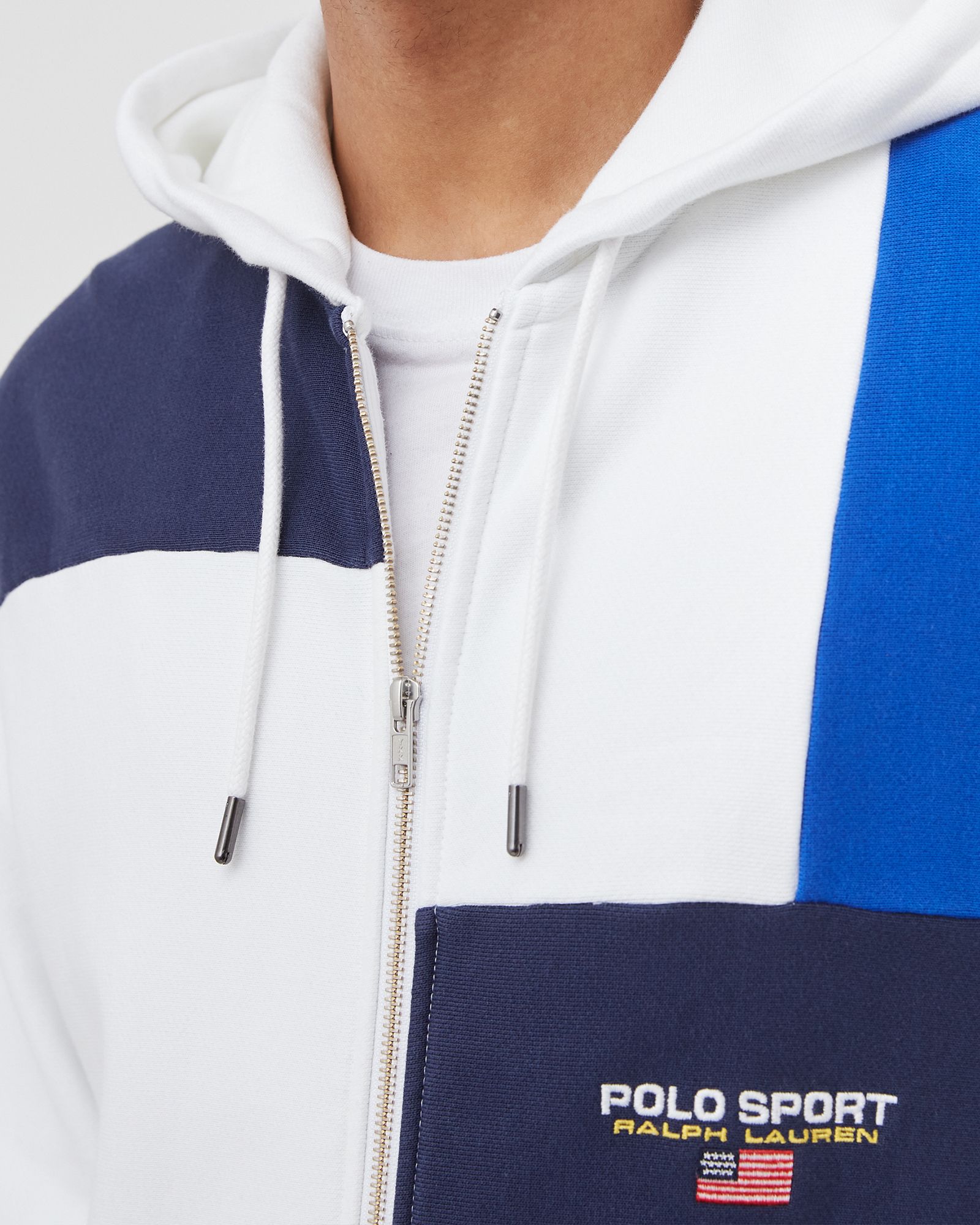 Polo Sport Patchwork Fleece Hoodie