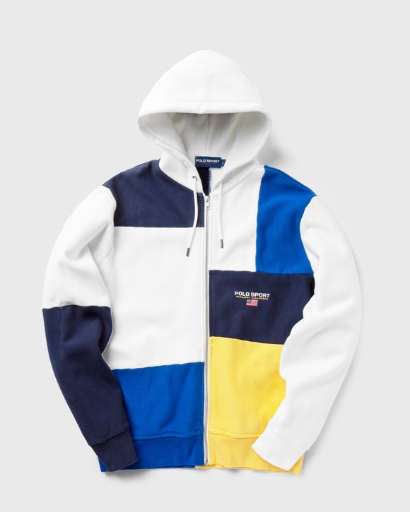 Polo Ralph Lauren Polo Sport Patchwork Fleece Hoodie White | BSTN Store