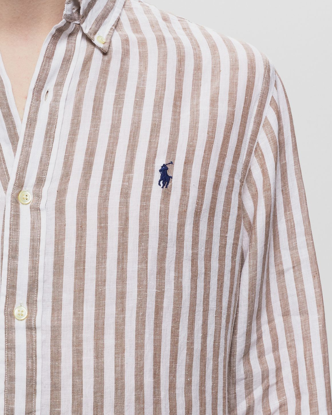Polo Ralph Lauren LONG SLEEVE-SPORT SHIRT Brown | BSTN Store