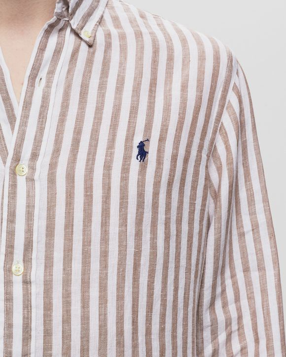 Polo Ralph Lauren LONG SLEEVE-SPORT SHIRT Brown | BSTN Store