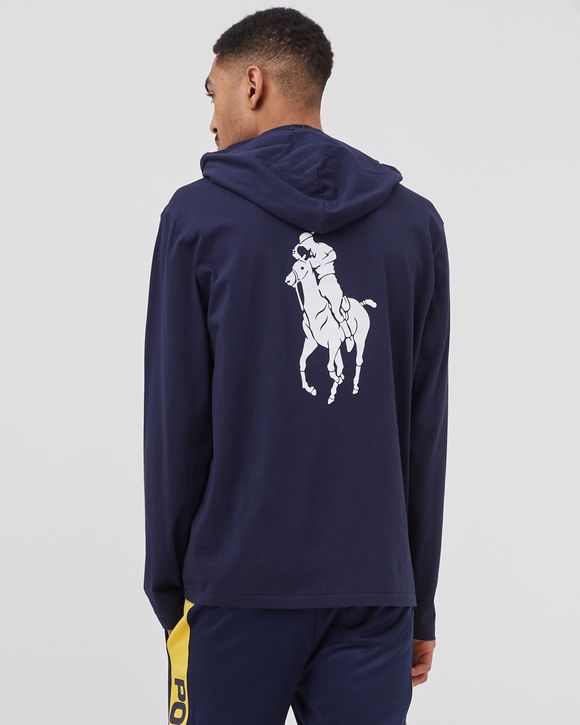 Polo Ralph Lauren BIG PONY HOODIE Blue CRUISE NAVY