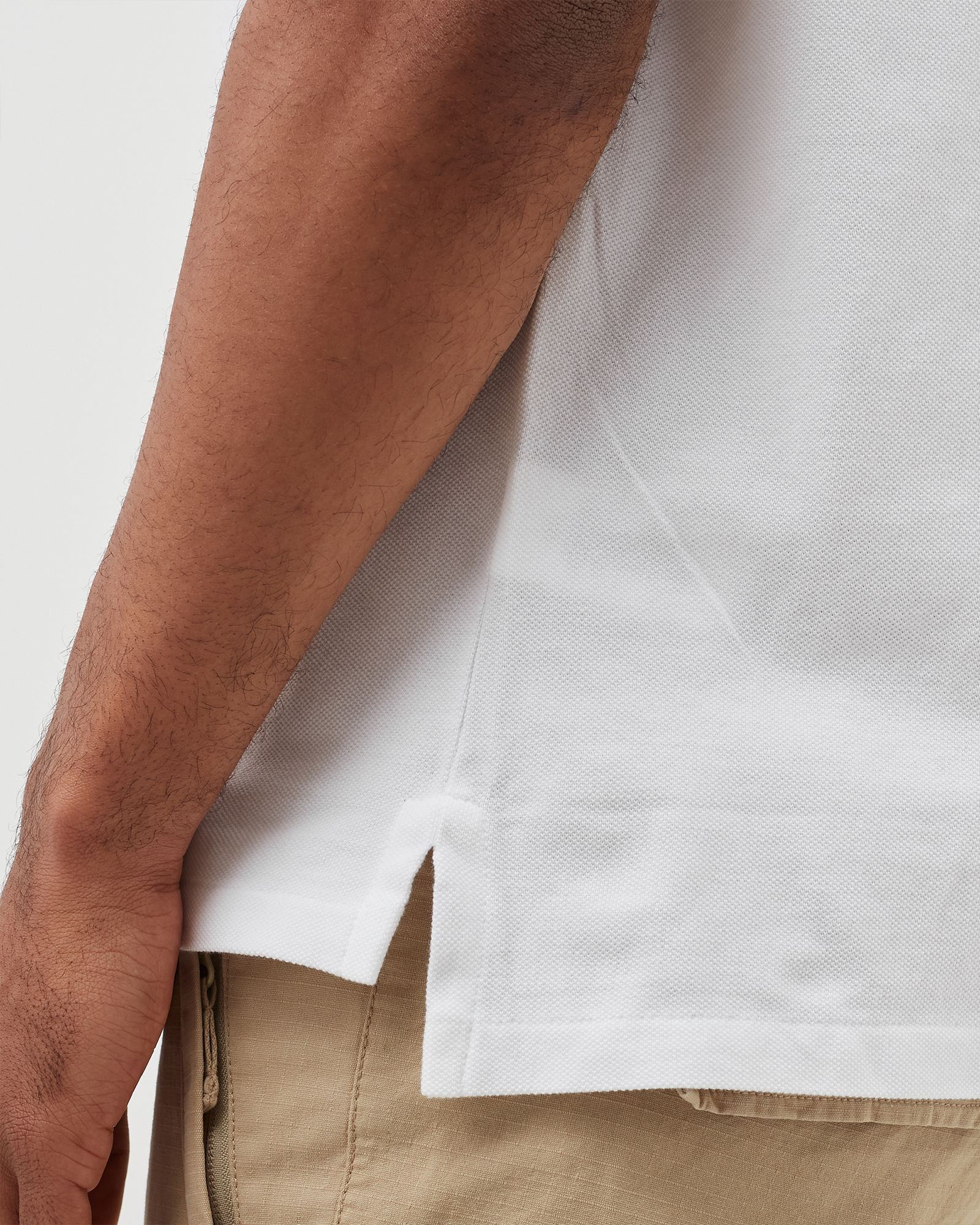 Custom Slim Fit Mesh Polo Shirt