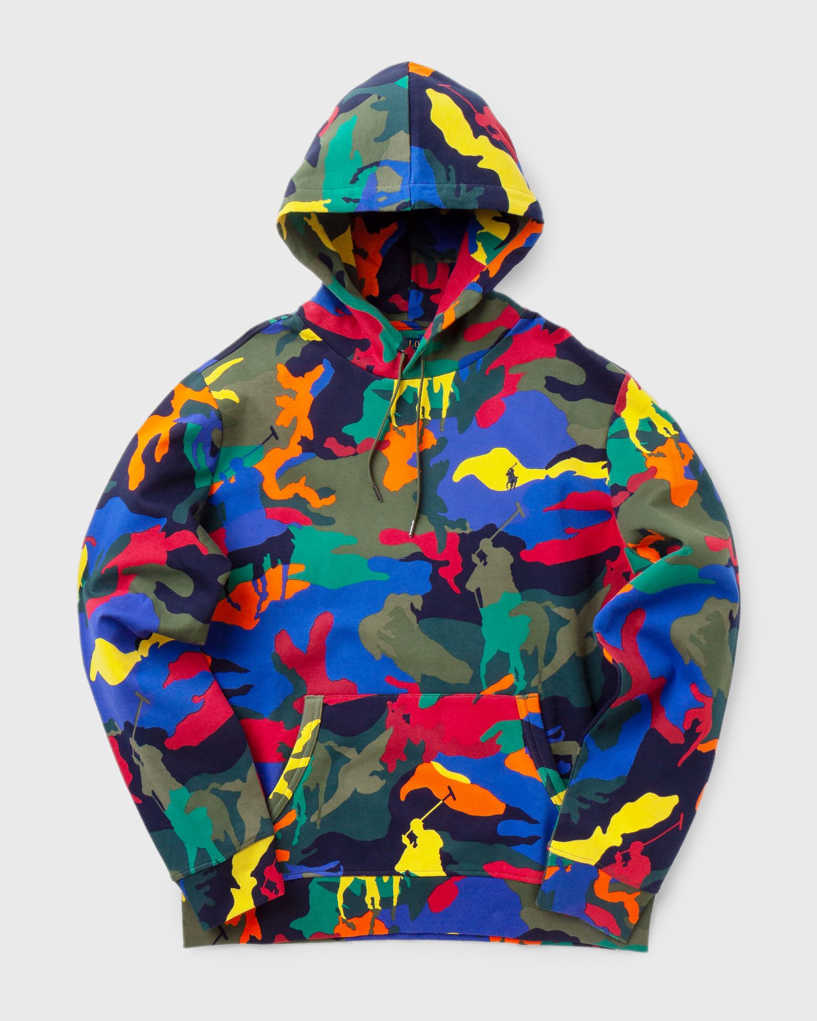 POLO PONY CAMO DOUBLE-KNIT HOODIE