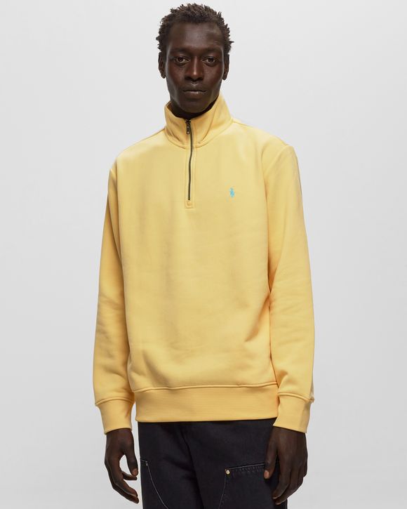 Yellow half hot sale zip sweatshirt