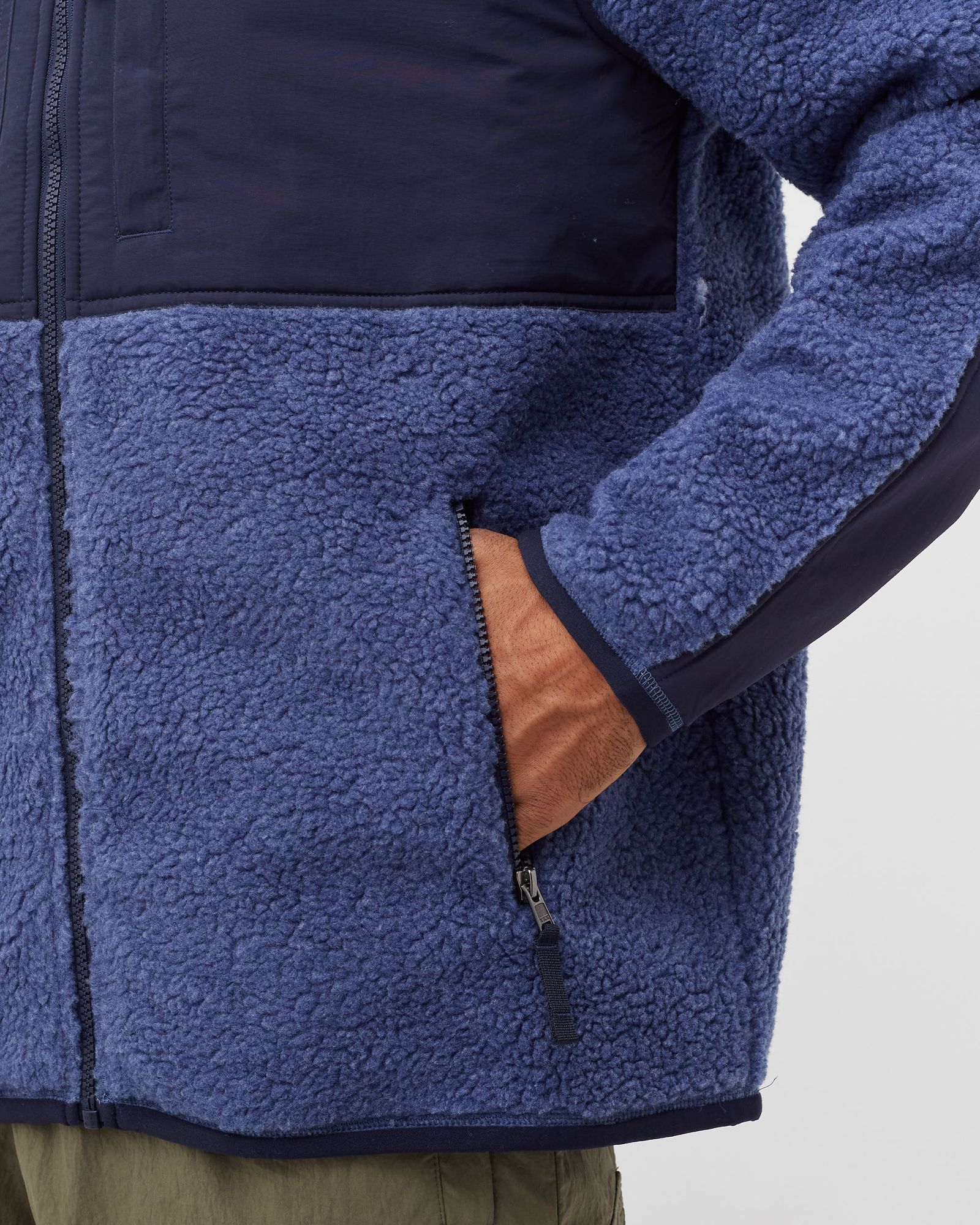 Colour-Blocked Hybrid Jacket