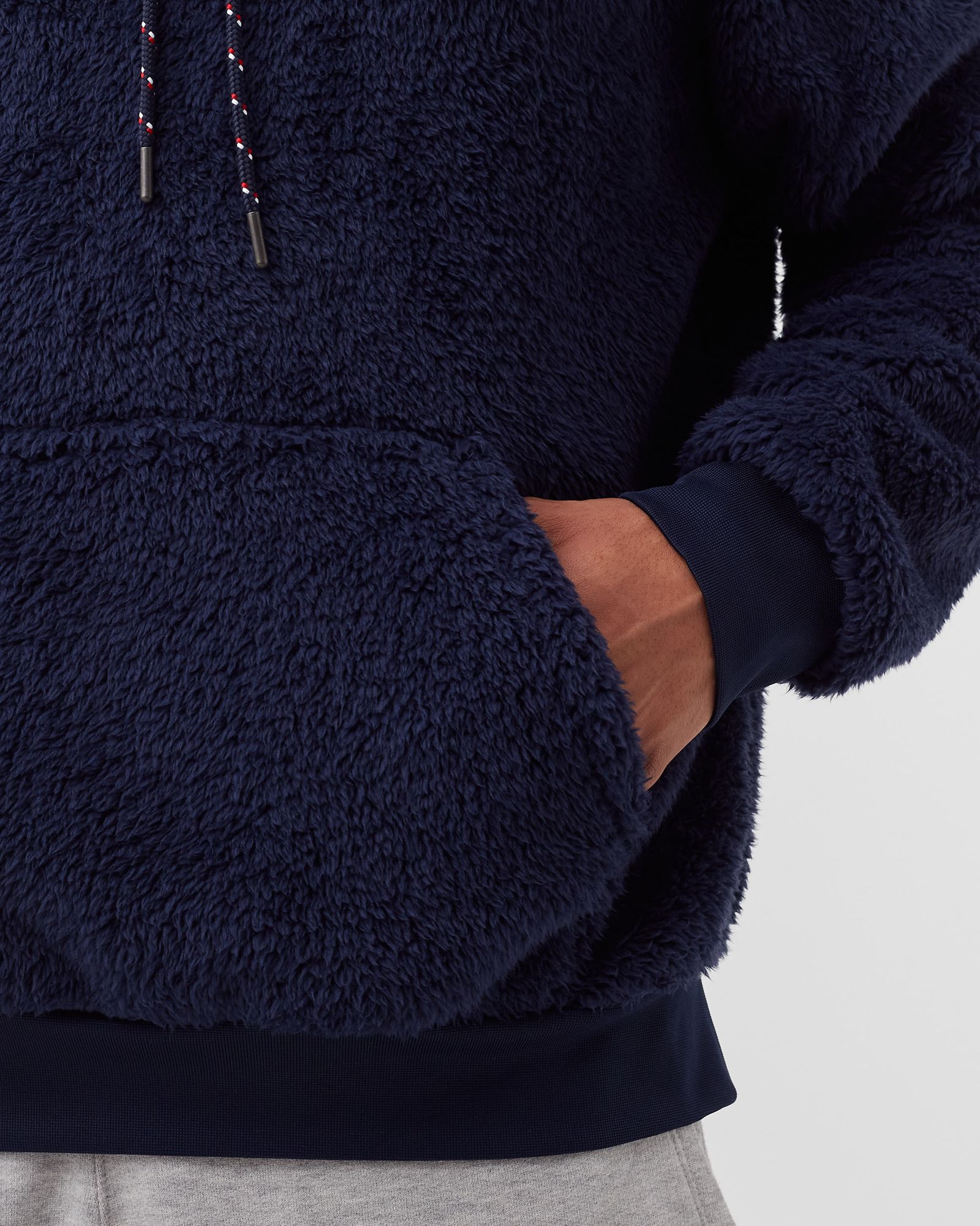 POLO SPORT BORG FLEECE POPOVER HOODIE