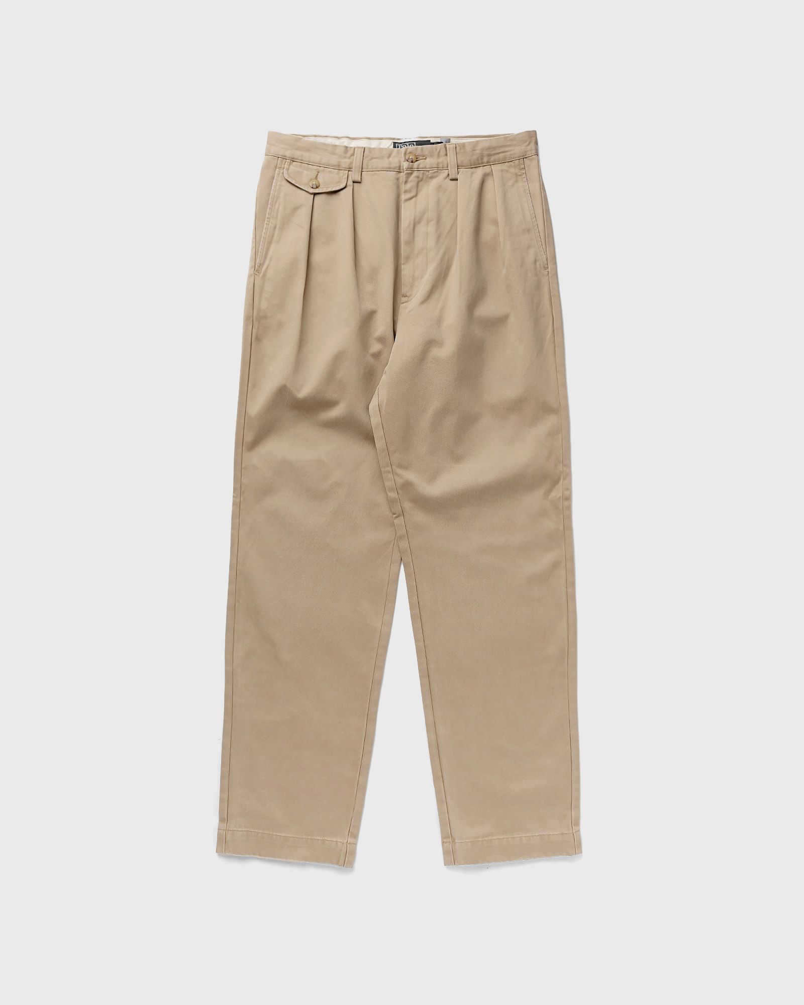 Polo Ralph Lauren - whitmanchino-pleated men casual pants brown in größe:xxl