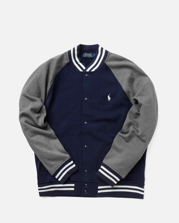 Fleece discount baseball jacket