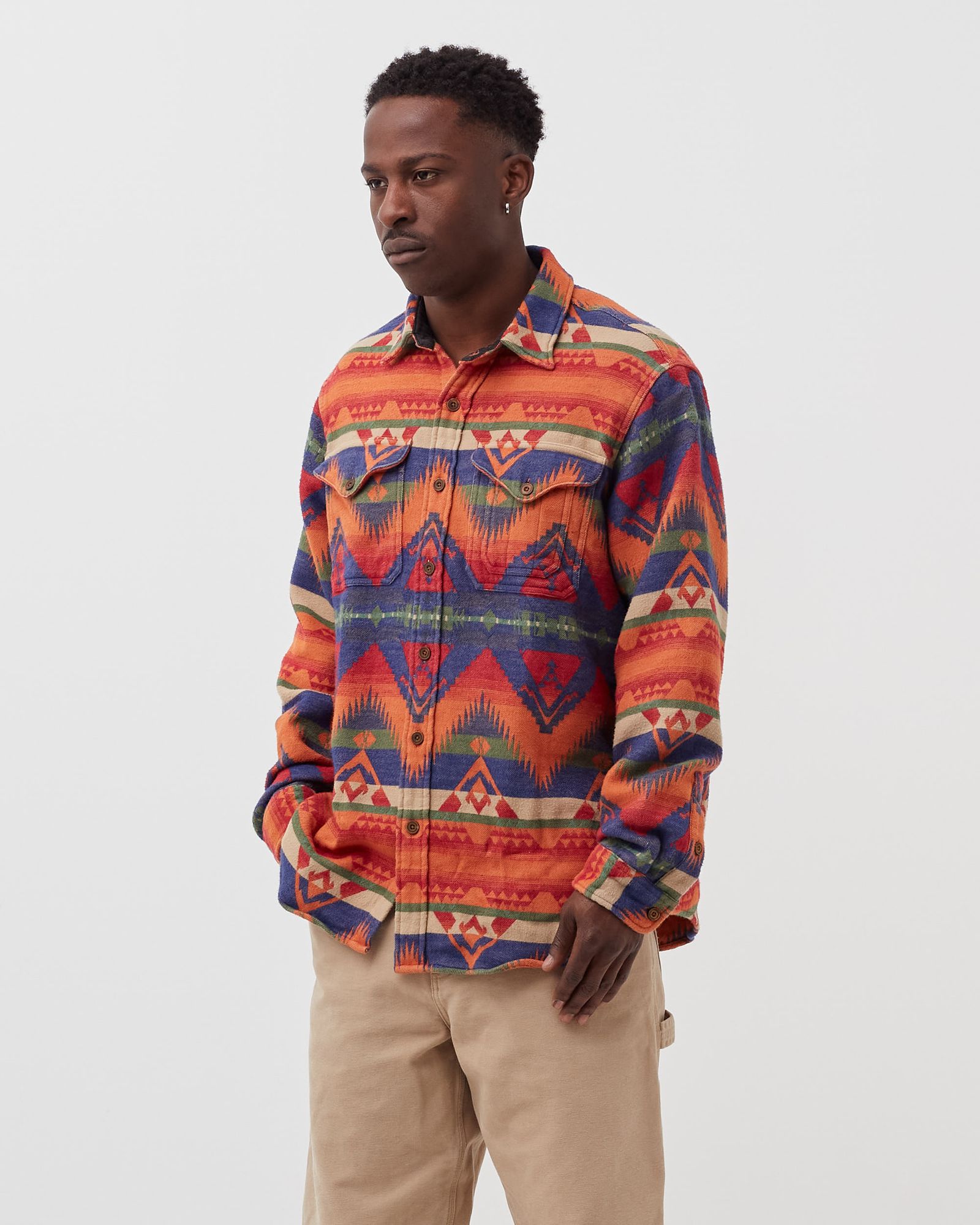 Southwestern Jacquard Shirt