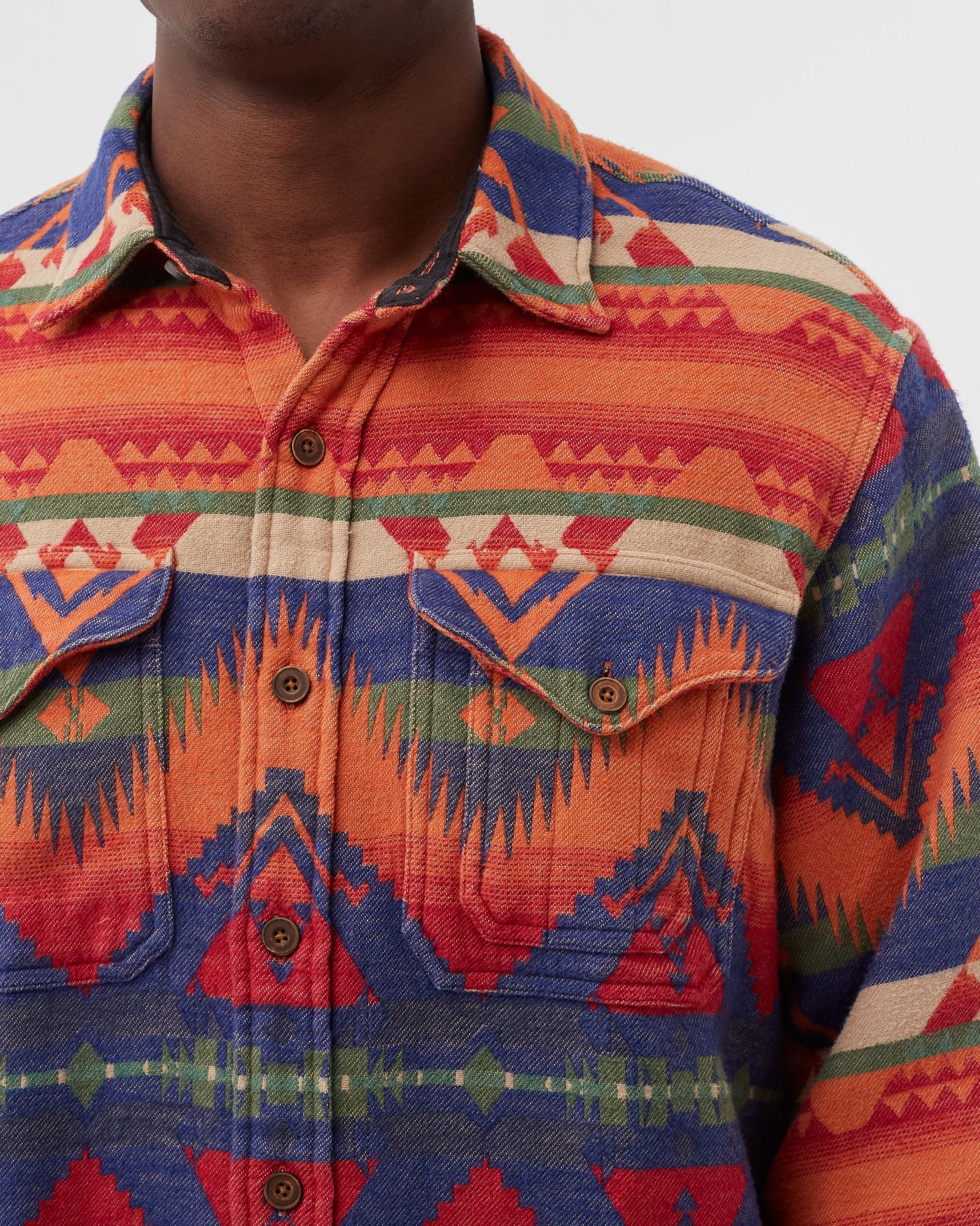 Southwestern Jacquard Shirt