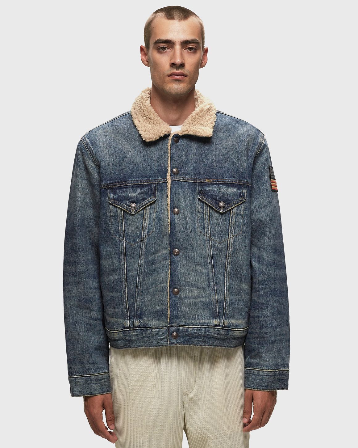 Polo Ralph Lauren ICON TRUCKER-UNLINED-TRUCKER JACKET Blue
