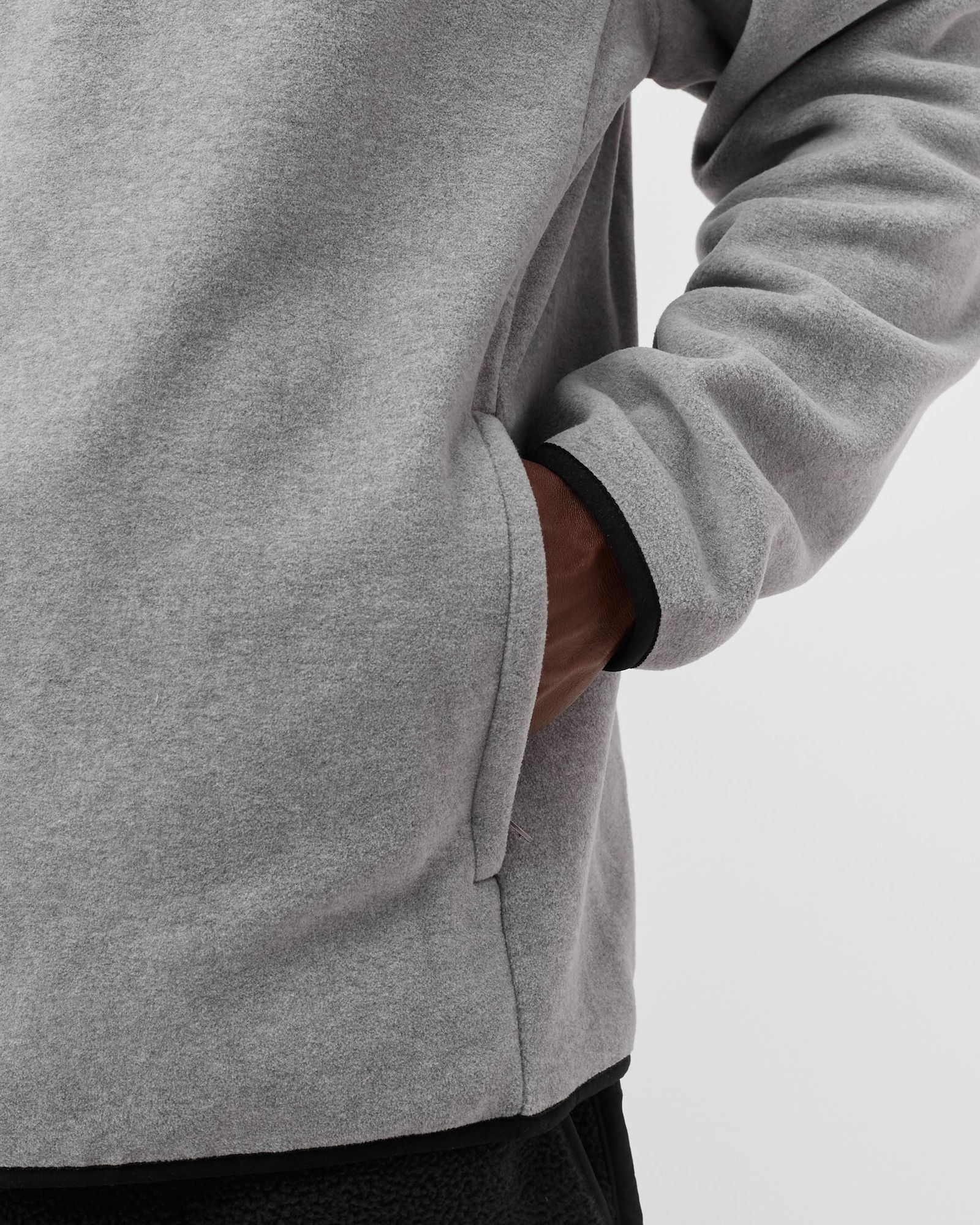 FLEECE MOCKNECK PULLOVER