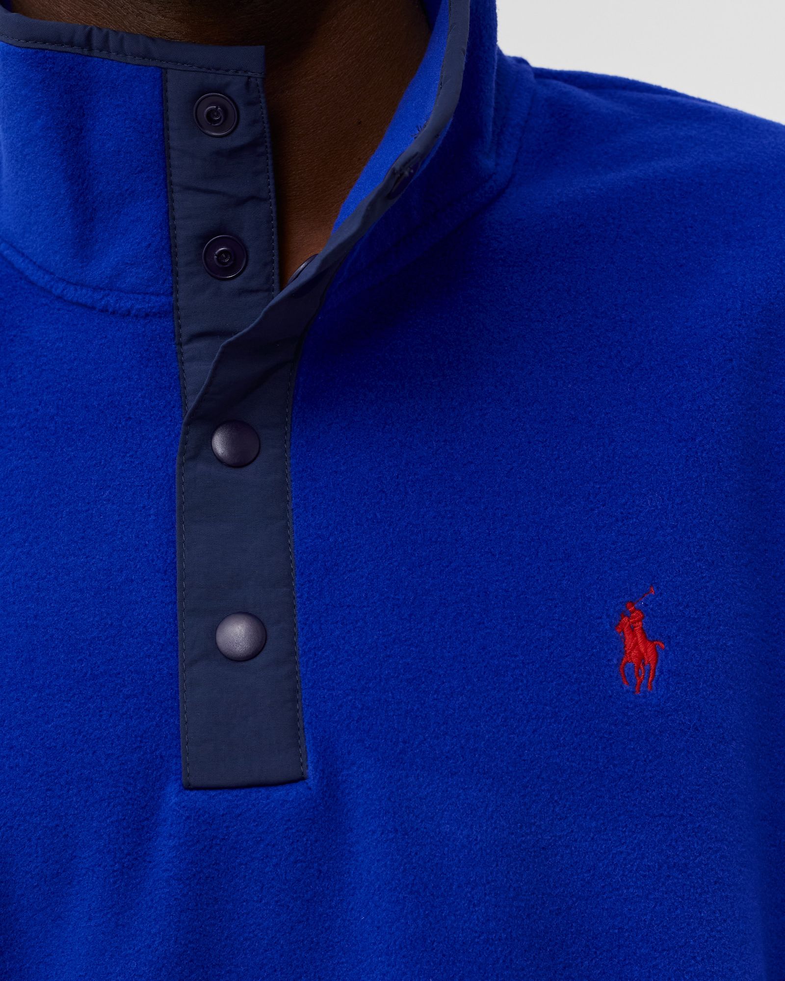 LSMOCKM1-L/S FLEECE PULLOVER