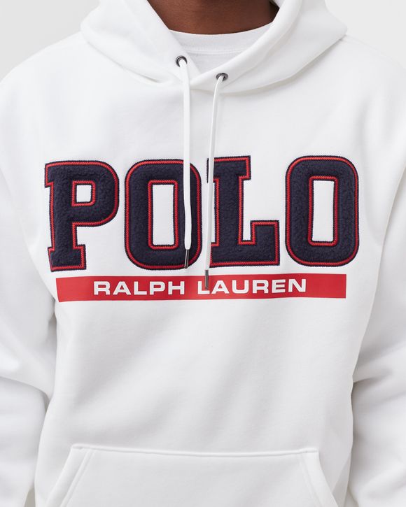 Red and best sale white polo hoodie