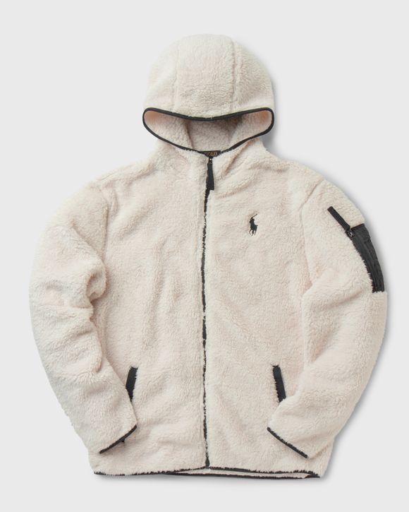 Polo Ralph Lauren Fleece Hooded Jacket White | BSTN Store