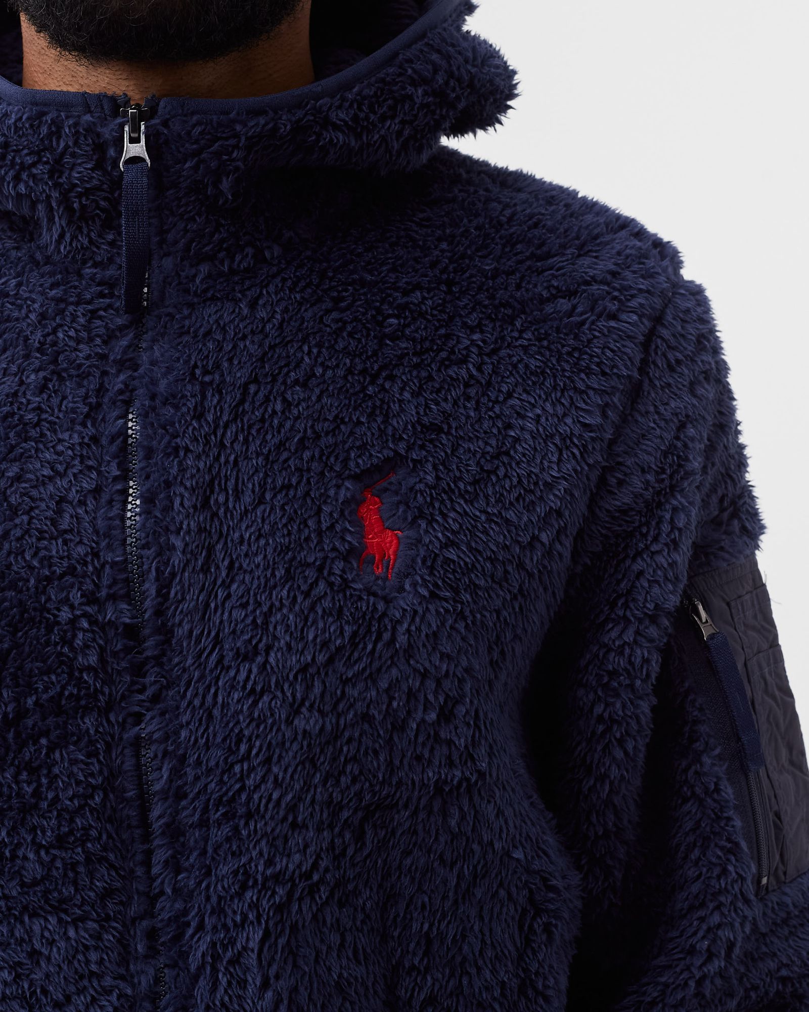 FLEECE HOODED JACKET