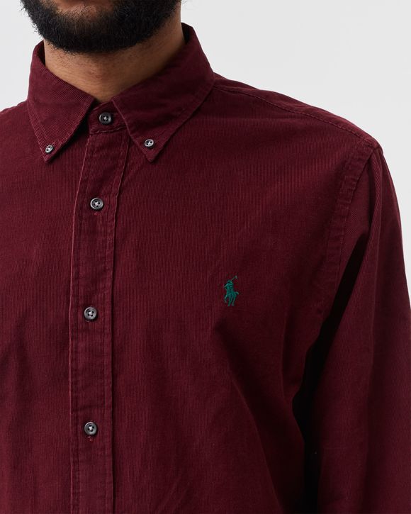 Polo Ralph Lauren Corduroy Shirt Red - CLASSIC WINE